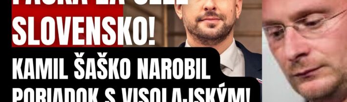 Je rozhodnuté! Minister Kamil Šaško narobil poriadok s Visolajským! Takúto RANU nečakal…