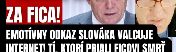 Postavil sa za Fica! Odvážny Slovák sa stal hitom internetu! Teraz poviem to, čo Progresívci nechcú…
