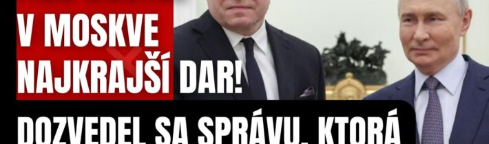 Mimoriadne! Fico dostal v Moskve najkrajší Vianočný dar! Dozvedel sa správu, ktorá šokovala svet