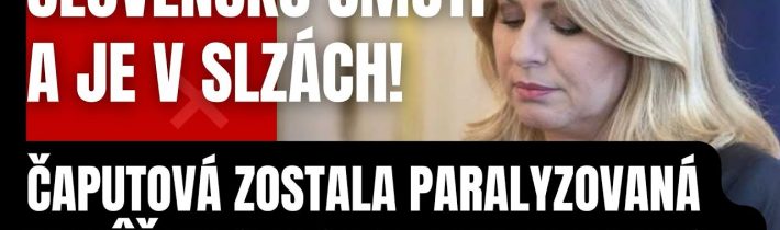 Slovensko smúti a je v slzách! Čaputová zostala PARALYZOVANÁ na lôžku! Sen sa zmenil na PEKLO…