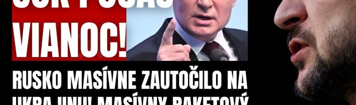 Mimoriadne! Svet je v slzách! Rusko masívne zaútočilo na Ukrajinu počas Vianočných sviatkov! Putin..