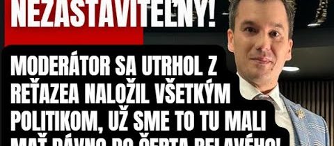 Do ČERTA BELAVÉHO, už sme to tu mali mať dávno! Moderátor ako utrhnutý z reťaze poriadne naložil …