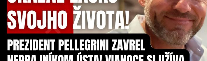 Prezident Pellegrini ukázal LÁSKU svojho života! Vianoce si užíva v spoločnosti svojho priateľa!