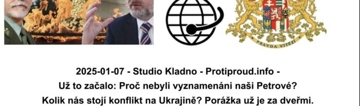 2025-01-07 – Studio Kladno – Protiproud.info – Už to začalo: Proč nebyli vyznamenáni naši Petrové?