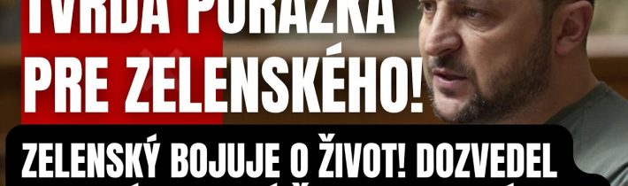 Mimoriadne! Zelenský bojuje o život! Dozvedel sa správu, ktorá šokovala celý svet! Financovanie je