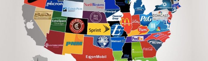 Veľké americké korporácie McDonald’s, Ford alebo Walmart a gigabanky JP Morgan, …