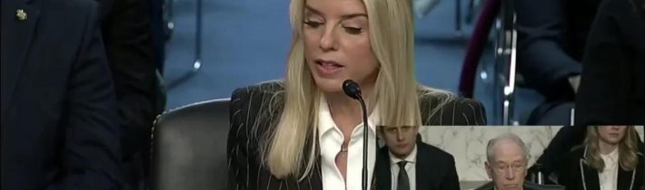 🩸🇺🇸🔞 Boj proti obchodování s lidmiPam Bondi (právnice TRUMP, bývalá okresní státní