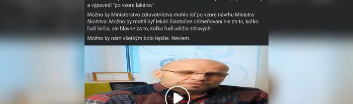 Dr. Igor Bukovský: „Učitelia podľa výsledkov – a lekári podľa učiteľov?“ | 15.1.2025