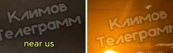 VIDEO: Masivní útok na Rusko, na nebi se odehrává děsivá bitva! Trosky padají a způsobují chaos, všechno kolem rafinerie hoří!