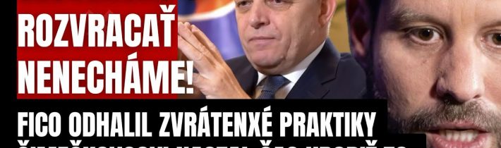 Prasklo to! Fico odhalil zvrátené praktiky Šimečkovcov! Nastal čas urobiť to, na čo čakalo Slovensko