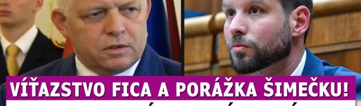 Víťazstvo Fica a totálna porážka Šimečku, Blaha a Chmelár o znovu tečúcom ruskom plyne