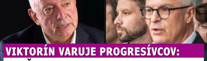 Viktorín varuje progresívcov: Radšej sa pripravte na bordel zo strany Zelenského po nastolení mieru
