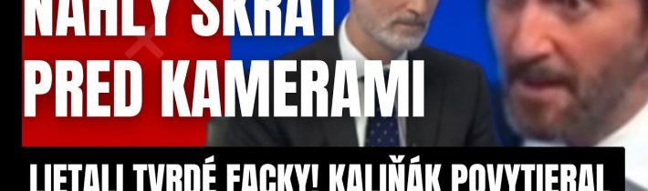 Náhly skrat počas vysielania! Moderátor nestihol Kaliňák zastaviť! Ten prefackal drzého Valašeka…