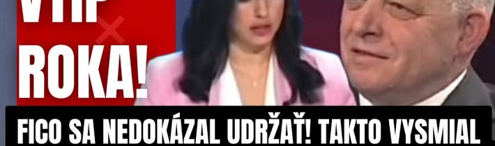 Vtip roka! Fico rozosmial celé Slovensko! Takto vysmial moderátorku! To myslite naozaj vážne…