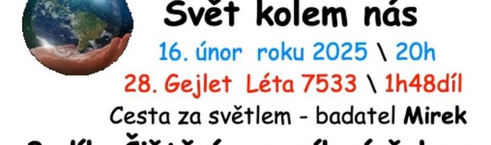 Badatel Mirek \ Cesta za světlem \ 3.díl, čištění a posílení čaker \ 16. února 2025