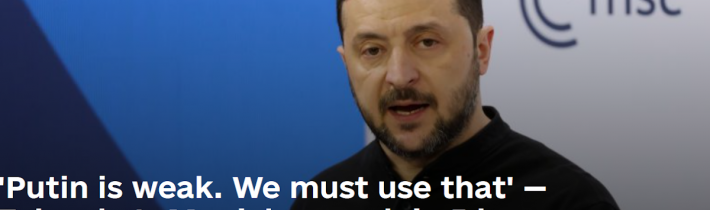 Mníchovská čapkáreň ožila pri sobotnom Zelenského prejave