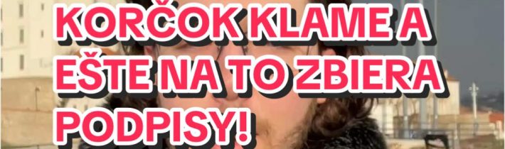 @eduard.zember KORČOK KLAME A EŠTE NA TO ZBIERA PODPISY! #fyp #fypage #slovensk… Eduard Žember