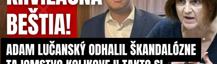 BEŠTIA! Adam Lučanský odhalil pikantné tajomstvo Márie Kolíkovej! Takto celý čas klamala Slovensko…