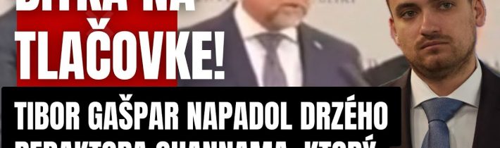 Bitka na tlačovke! Tibor Gašpar napadol drzého moderátora Ghannama, ktorý ľudí označil za DEZOLÁTOV