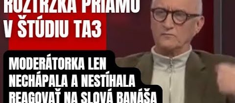 Roztržka v štúdiu TA3! Moderátorka len nechápala a nestíhala argumentovať  ..