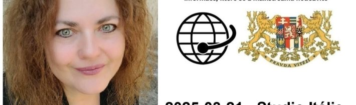 2025-03-21 – Studio Itálie – Zpravodajské pilulky