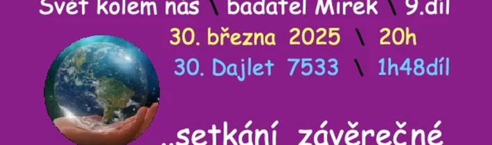 Badatel Mirek \ 9.díl, osvěta \ 30. března 2025
