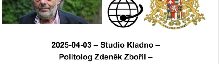 2025-04-03 – Studio Kladno – Politolog Zdeněk Zbořil – Efektivita na indexu, kdo se bojí KSČM?