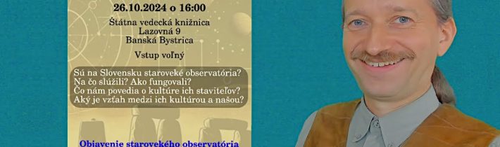 Pozvánka na prednášku 26.10.2024 v BB