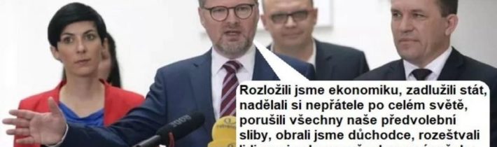 Jak vláda ČR Petra Fialy okradla Čechy o 346 357 179 000 CZK…