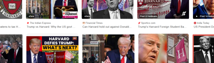 Trump a Harward a Ukrajina