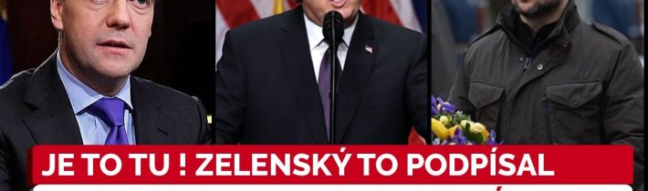 Medvedev RÁZNE reaguje na novú dohodu Zelenského s Trumpom: ON TO VÁŽNE UROBIL?!