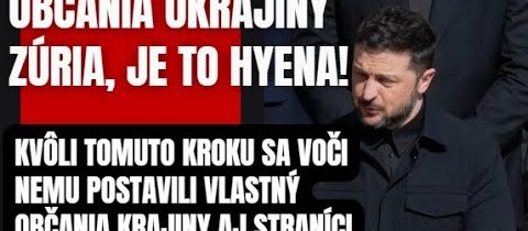 Zelenský je hyena! Zúria občania Ukrajiny. Ohavný čin vo Vatikáne, ktorý im nedá spávať …