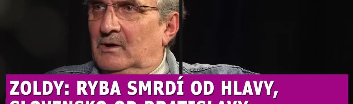 Zoldy: Ryba smrdí od hlavy, Slovensko od Bratislavy
