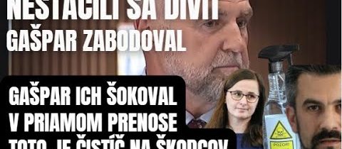 ŠOK v priamom prenose! Škodci SR sa nestačili diviť, čo na nich vytiahol Gašpar ..