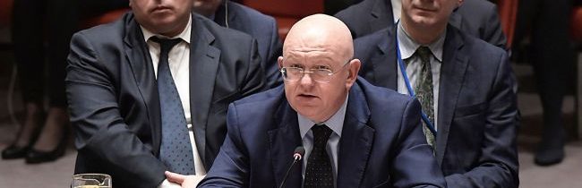 V. A. Nebenzja na zasadnutí Bezpečnostnej rady OSN o iránskom jadrovom programe