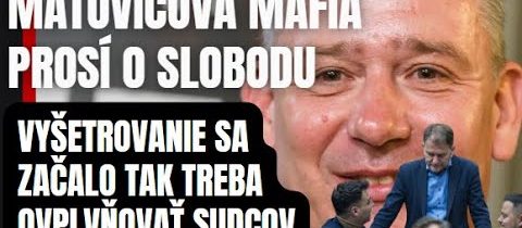 Matovičová MAFIA prosí o slobodu. Začalo sa vyšetrovanie, tak treba čo najviac tlačoviek ..