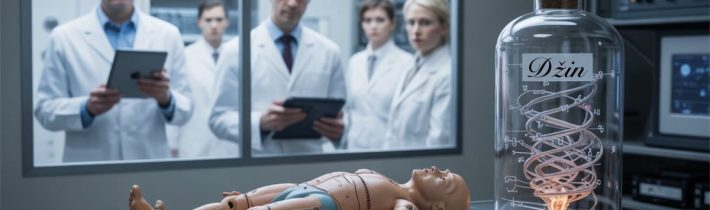 Bůh prý odchází: Nabubřelý člověk přichází. Syntetická DNA, syntetický život, syntetické svědomí? Tělo z laboratoře, duše z grantové žádosti. Opravdu víme, co děláme? Vědci zralí do blázince