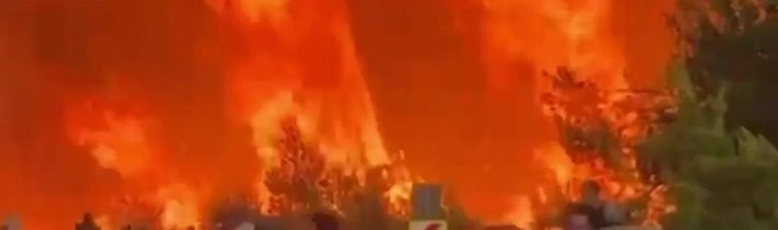 🇹🇷 V tureckém městě Bursa zuří děsivé požáry, plameny se blíží k obytným oblastem