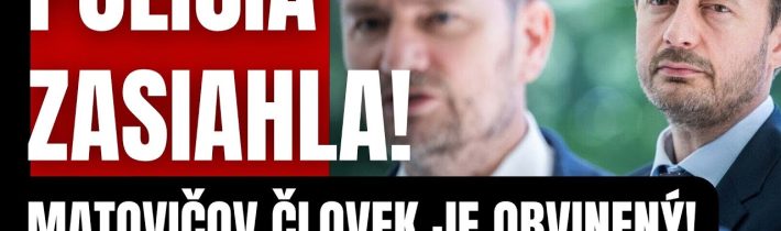 Mimoriadne: Matovičov človek je obvinený! A prišlo aj na Hegera! Policia zasiahla #politika #fico