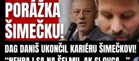 Tvrdá porážka pre Šimečku! Novinár Dag Daniš ho rozobral na kúsky #slovensko #fico #politika