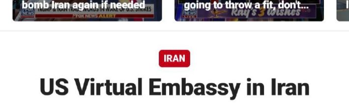 Virtuálne veľvyslanectvo USA v Iráne vyzvalo amerických občanov, aby po čiastočn…