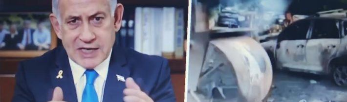 Protesty proti Netanjahuovi a policie v Izraeli: násilnický dav blokuje ulice a zapaluje vozidla…