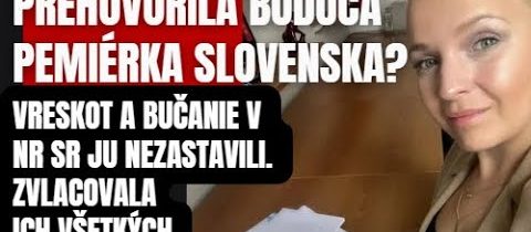 Budúca premiérka? Zvalcovala Šimečku aj Matoviča v pléne NR SR. Takto sa to robí ..