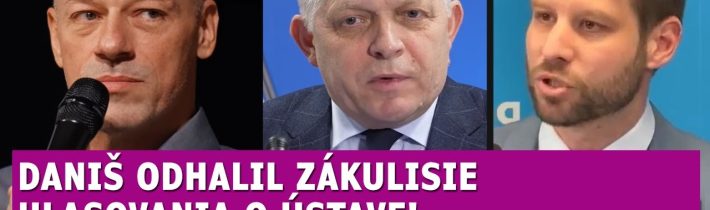 Daniš odhalil čo sa dialo v zákulisí: Šimečka mal už napísaný víťazný prejav, ťah Fica všetko zmenil