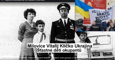 Šťastné děti ukrajinských okupantů z Milovic (rok 1968 – 2025) Nyní jsou zpět. Důkaz v článku.