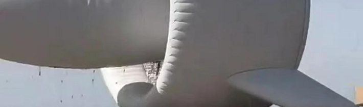 🇨🇳⚡️ Čína testuje NEJVĚTŠÍ plovoucí větrnou turbínu na světě🔴 turbína vzducholodi S1500