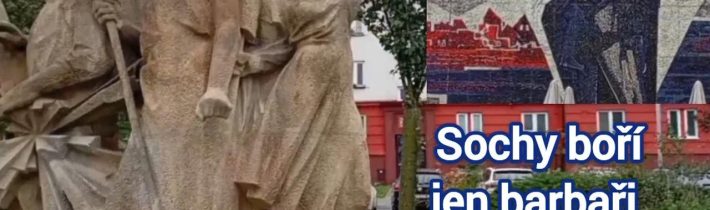 Sousoší socialismu zdobí Ostravu. Jaké sochy bude stavět kapitalismus_ Bezdomovce_