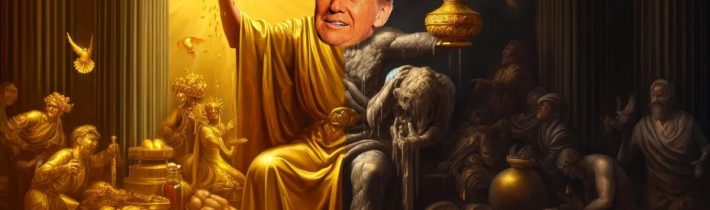 Trump v OSN: Místo míru burgry a zlaťáky. Dovolil evropským válečným štváčům zaútočit na Rusko. Ale bez USA. A pod podmínkou, že budou poslušně kupovat jeho zbraně a plyn. Kdo je tu papírový tygr? A nezalkne se nakonec Midas v záplavě vlastního zlata?