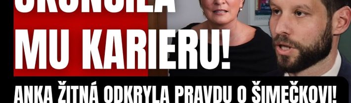 Novinárka Žitná odkryla pravdu o Šimečkovi! Takto otvorene ešte nikto neprehovoril #politika #fico