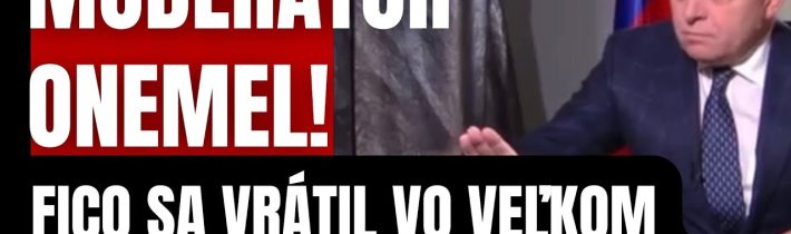 Moderátor onemel! Fico sa vrátil vo veľkom štýle! Toto nečakal ani on #politika #fico #slovensko
